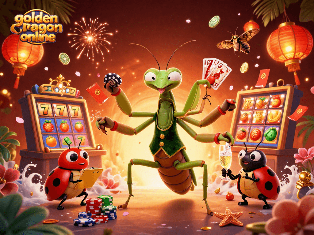 Discover the excitement of golden dragon online gaming with dynamic characters and rich casino elements.