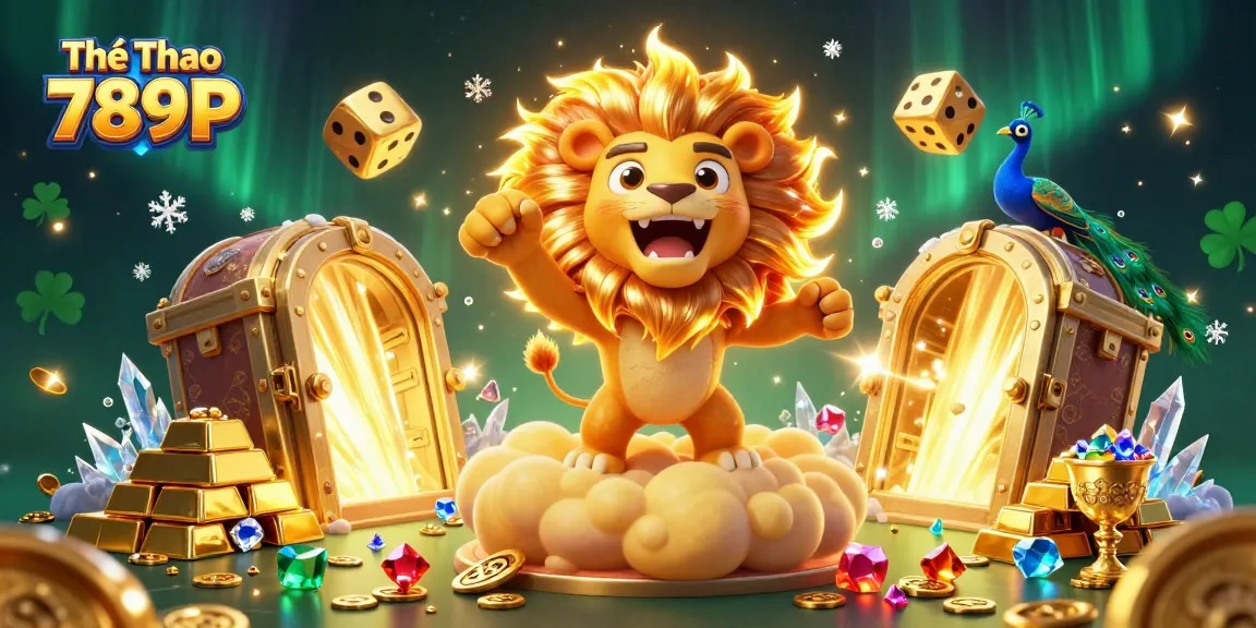 Engage with Thể Thao 789P's vibrant 3D illustrated scene featuring exciting gambling characters and elements.