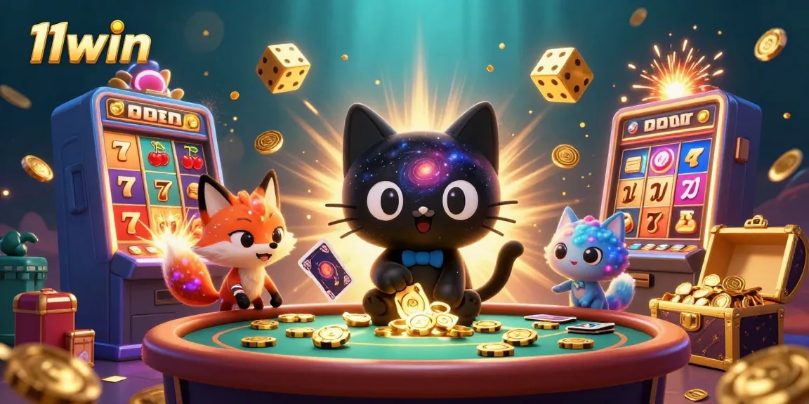 Engage in thrilling gameplay at 11win with a cosmic casino adventure featuring vibrant characters and dynamic elements.
