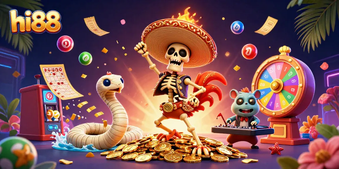 Engage with exciting hi88 gaming with vibrant characters and dynamic casino elements.