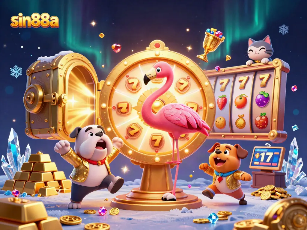 Spin the giant prize wheel with sin88a for exciting casino rewards and treasures!