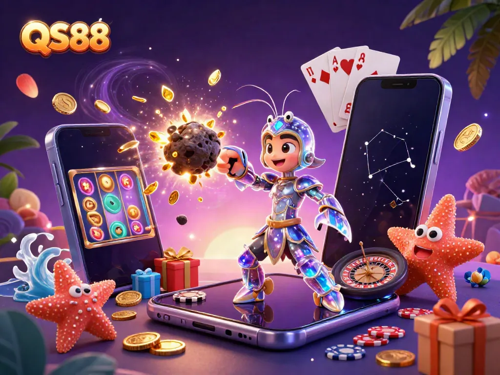 Experience fun gaming with QS88 featuring vibrant characters and explosive visuals.