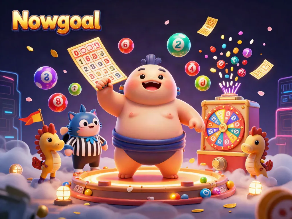 Nowgoal enhances your betting experience with vibrant lottery-themed action from an underwater gaming scene.