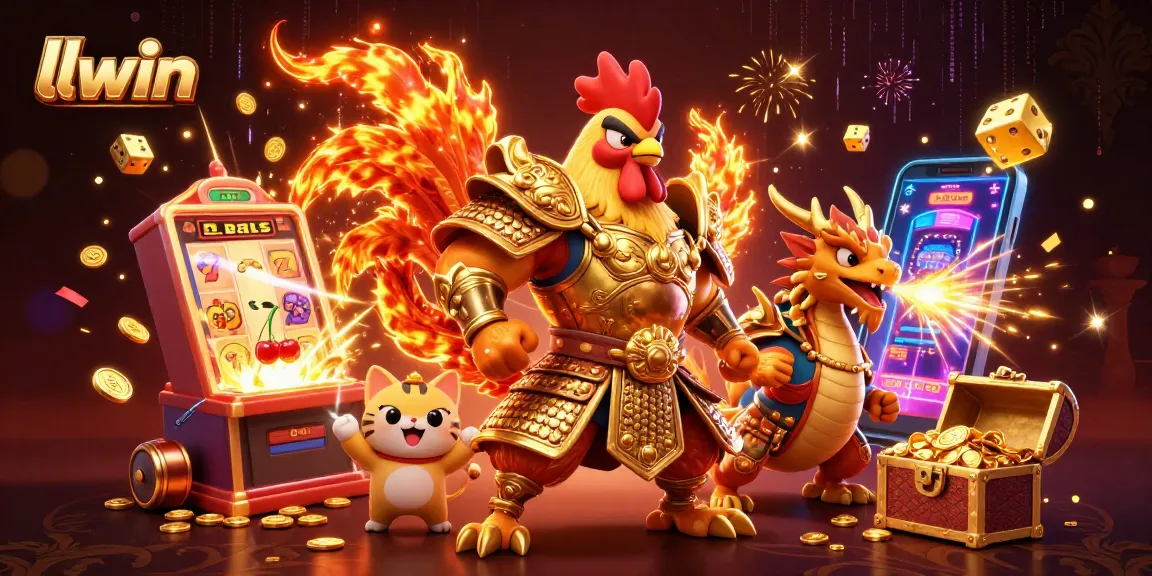 Experience thrilling gameplay at LLWIN with lively characters and exciting casino elements in action.