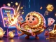 Spin the roulette with kk5's vibrant casino games, showcasing the giant nautilus and glowing ammonite companions.